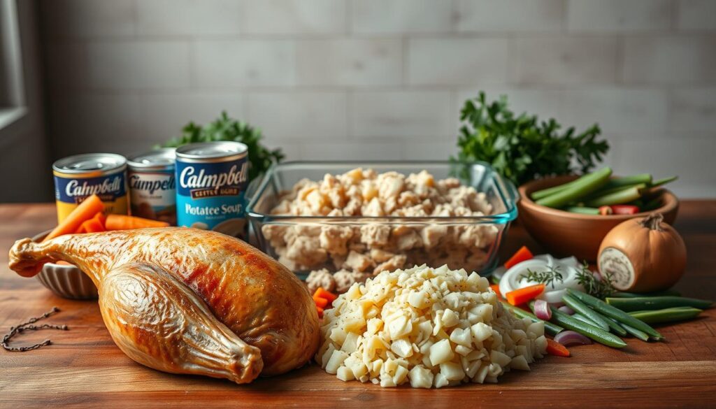 Thanksgiving Leftover Casserole Ingredients