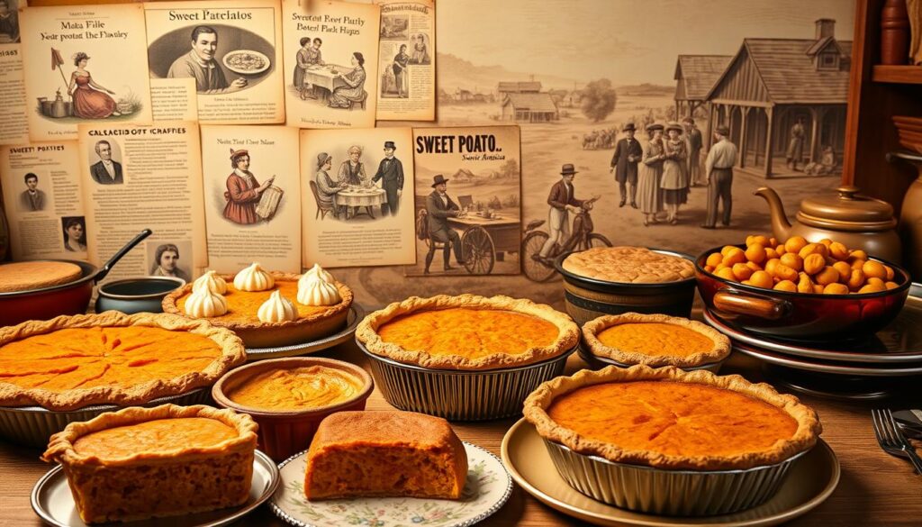 history of sweet potato desserts